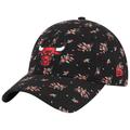 Women's New Era Black Chicago Bulls Bloom Print 9TWENTY Adjustable Hat