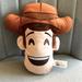 Disney Toys | Disney Emoji Pillow Woody Toy Story - Bed - Nap Travel Pillows | Color: Brown/Cream | Size: 12 Inches