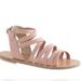 J. Crew Shoes | J.Crew Callista Gladiator Sandal In Pink Sand | Color: Pink/Tan | Size: 7.5