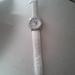 Disney Accessories | Disney Mickey Mouse Watch White Leather Band Disney Parks | Color: Silver/White | Size: Os
