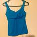 Athleta Swim | Euc Athleta Teal Tankini Top 34 B/C | Color: Tan | Size: 34 B/C