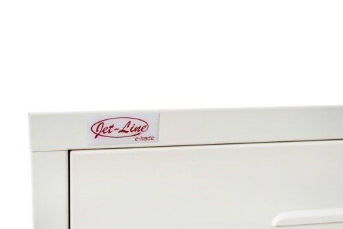 Jet-Line Aktenschrank Garderobenschrank Lagerschrank MINSKOW Spind weiß Image