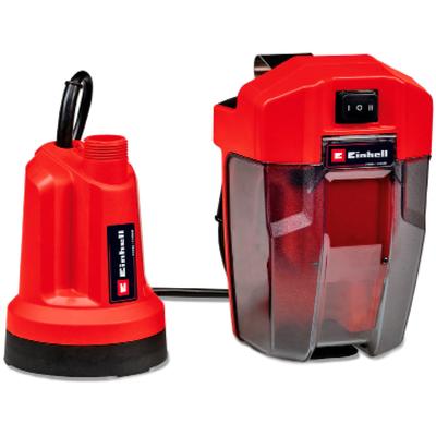 Klarwasserpumpe EINHELL "GE-SP 18 LL Li -Solo", rot (rot, schwarz), B:25,5cm H:26,5cm L:32,5cm, Pumpen, ohne Akku und La