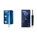 Oral-B Pro 700 3DWhite Elektrische Zahnbürste, türkis & Vitality Pro Elektrische Zahnbürste/Electric Toothbrush, 3 Putzmodi für Zahnpflege & Protect X Clean Zahnbürstenkopf, schwarz