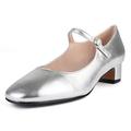 L37 HANDMADE SHOES Damen Pumps I Naturleder I Lederfutter I Handgefertigte Schuhe I Bequem und Elegant I Fall in Love I Pump, Silver, 36 EU