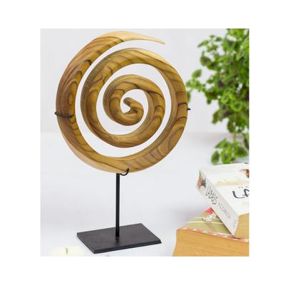 die Faktorei »Spirale« Deko-Objekt aus Teakholz Image