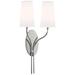 Hudson Valley Rutland 12" Wide Polished Nickel 2 Lt Wall Sconce