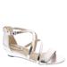 LifeStride Yolanda - Womens 7 Silver Sandal Medium