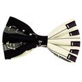 Piano Keyboard Silk Novelty Bow Tie