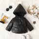 Baby Boy/Girl Pompon Hooded Long-sleeve Thermal Lined Quilted Winter Coat