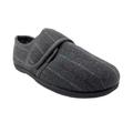 Padders Charles Tartan Memory Foam Slippers - 7 | TJ Hughes