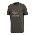 Adidas Outline T-Shirt - Khaki - Small | TJ Hughes