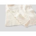 Benetton, Wool Blend Scarf, taglia OS, Creamy White, Women