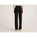 Benetton, Straight Cut Classic Trousers, taglia 16, Black, Women