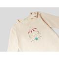 Benetton, Warm Printed T-shirt In Organic Cotton, taglia 1-3, Creamy White, Kids