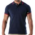 TOF Paris Patriot Cotton Polo Shirt - Navy L