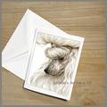 Toy Poodle Note Cards Cream Colored Fine Art Dog Drawing Mom Gift Lover Stationary - Set Of Four Or Eight