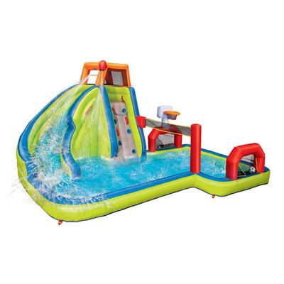 Banzai Aqua Sports Kids Inflatable Outdoor Backyard Water Slide Splash Park - 50.8