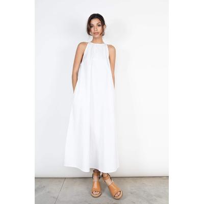 Pascale Racer Day Dress - White