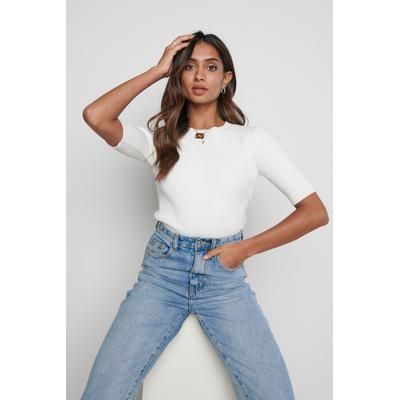 Jayla Knit Top - Cream