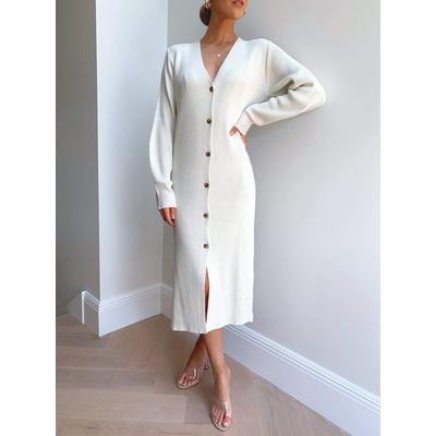 Peony Maxi Cardigan - Cream