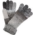 Regatta Womens Frosty VI Chunky Knit Turn Up Gloves Large/Extra Large