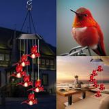 Solar Wind Chimes Mobile Waterproof Automatic Light Solar Powered Color Changing Solar Wind Chimes Fade And Weather Resistant For Outdoor Garden Patio Yard Patio Yard Home DÃ©co