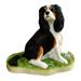Adorable Spaniel Dog Statue Animal Sculpture Painted Collectible Puppy Memorial Gift for Decorations Dog Lovers Outdoor Patio