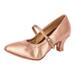 SEMIMAY Women s Modern Dance Shoes Indoor Dance Shoes Friendship Dance Square Dance Shoes National Standard Dance Shoes Brown