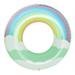 Frcolor Inflatable Ring Swim Swimming Pool Glitter Float Ring Tube Rings Floating Water Sequin Floats Tube Inner Float