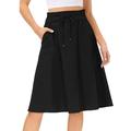 ZHAGHMIN Bandage Skirt Women Elastic High Waist Boho Maxi Skirt Casual Drawstring A Line Long Skirt Sequin Skirt For Women Under Skirts Shorts For Women Tennis Skirts For Women Women S Skirts Ballet