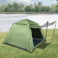 240*240*150cm Pop Up Four-Person Family Tent Camping Tent Easy Set Up Family Camping Tents & Shelter Outdoor Tent for Backpacking Hiking or Beach Easy Set-up