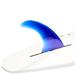LANTRO JS Signature Surf SUP Single Center Fin Longboard Surfboard Fins Blue