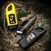 Hesroicy Rechargeable Waterproof Solar Powered Hand Crank Flashlight Emergency Light for Outdoor Camping