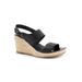 Women's Hartley Sandal by SoftWalk in Black (Size 6 1/2 M)