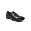 Wide Width Men's Metro Oxford Comfort Dress Shoes by Deer Stags in Black (Size 12 W)