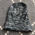 Pink Victoria's Secret Accessories | (Pink Victoria’s Secret) Heathered Slouchy Stocking Hat | Color: Black/White | Size: Os