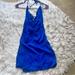 Zara Dresses | Keyhole Mini Dress | Color: Blue | Size: S
