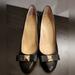 Kate Spade Shoes | Kate Spade Black Patent Leather Black Bow Wedges Women Size 8.5m | Color: Black/Gold | Size: 8.5