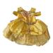 Disney Costumes | Disney Store Belle Princess Dress Costume Bodysuit For Baby 3-6 Months | Color: Yellow | Size: 3-6m