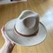 Free People Accessories | Fp Felt Hat | Color: Brown/Cream | Size: Os