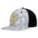 Men's Majestic Gray Pittsburgh Pirates Smoke Dye Snapback Hat