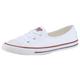 Sneaker CONVERSE "Chuck Taylor All Star Ballet Lace Ox" Gr. 38, weiß (optical, white) Schuhe Canvassneaker Sneaker low