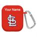 St. Louis Cardinals Personalized Silicone AirPods Case Cover