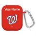 Washington Nationals Personalized Silicone AirPods Case Cover