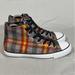 Converse Shoes | Converse X Woolrich Red & Yellow Plaid Ct All Star Womens 7 (149456c) | Color: Black/Red | Size: 7