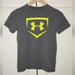 Under Armour Shirts & Tops | Boy's Under Armour Home Plate T-Shirt- Loose Fit - Size M | Color: Gray/Yellow | Size: Mb