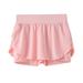 Qufokar White Dress Baby Girl Dress Up Clothes And Shoes for Little Girls Toddler Kids Girls Fashionable Casual Tennis Fitness Yoga Running Sports Pockets Shorts Skirts