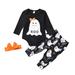 Baby Girl Receiving Blanket And Headband Toddler Kids Boys Girls Outfit Prints Long Sleeves Romper Pants Hairband 3pcs Set Outfits Ballerina Outfits Toddler Girls