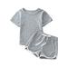 Qufokar 18 Month Girl Pants Little Girl Outfits 5T Baby Girl Clothes Outfitscottono Neck Topscasual2Pc Set